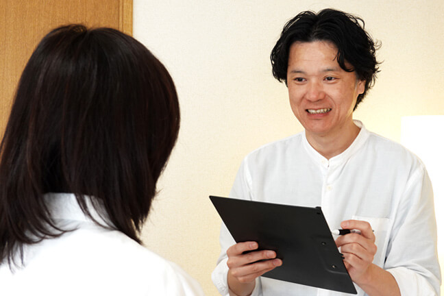 丁寧なカウンセリング