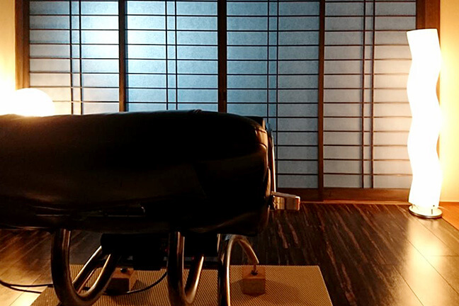 完全個室の施術ルーム